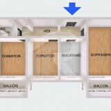 Lacul Tei   Teiul Doamnei, Etaj 3, 2 balcoane , Orientare VEST, Bloc reabilitat